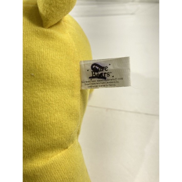 Care Bears 2006 Nanco 11"Plush Yellow Stuffed Toy Animal with Birthday Cupcake - Picture 5 of 12